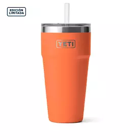 21071501411 TERMO RAMBLER 26oz STRAW CUP DESERT CLAY MARCA YETI