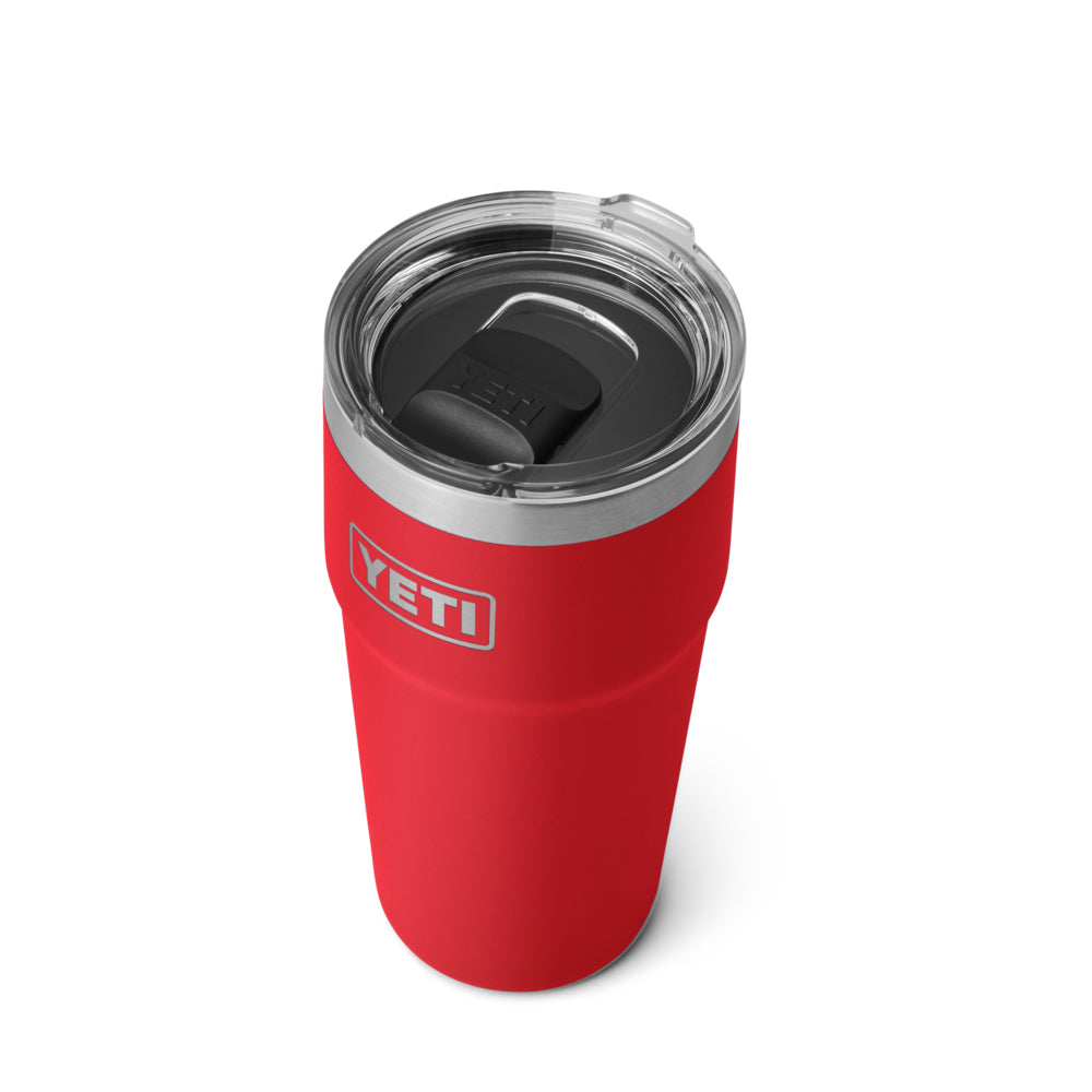 21071503885 TERMO RAMBLER 20oz STACKABLE CUP TAPA MAGNETICA RESCUE RED MARCA YETI