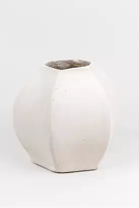 Abstract Paper Mache Vase