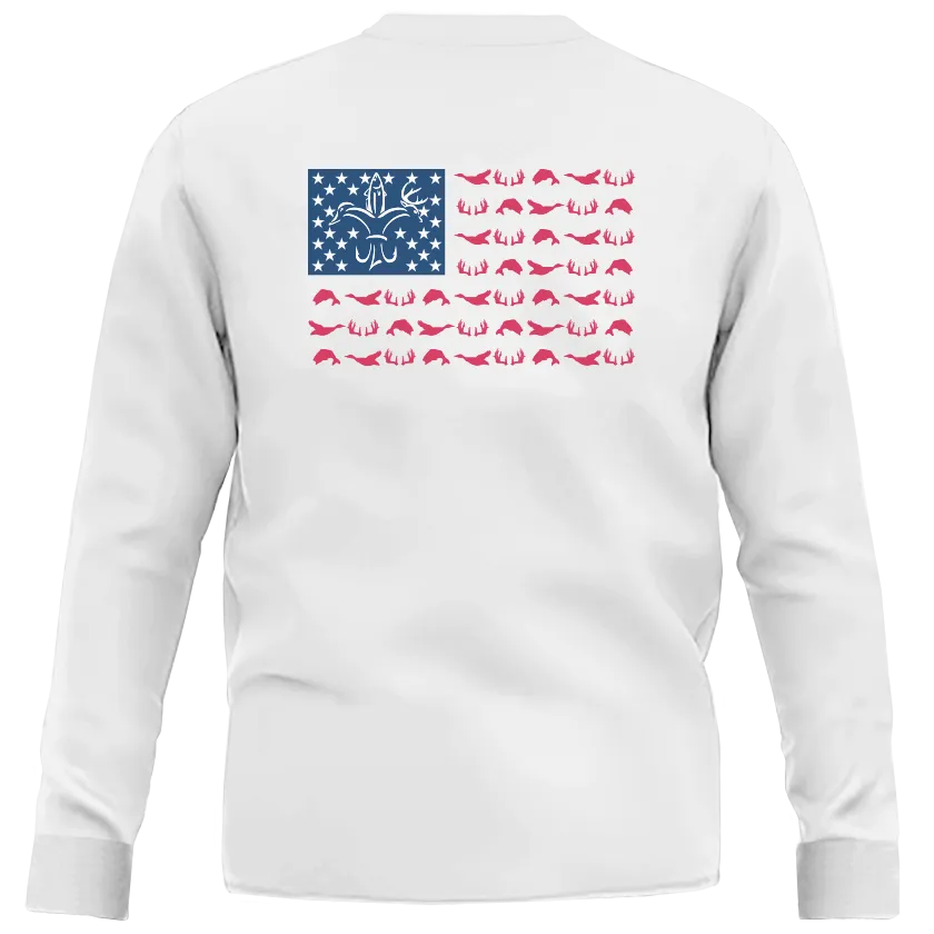 American Flag Long Sleeve Shirt