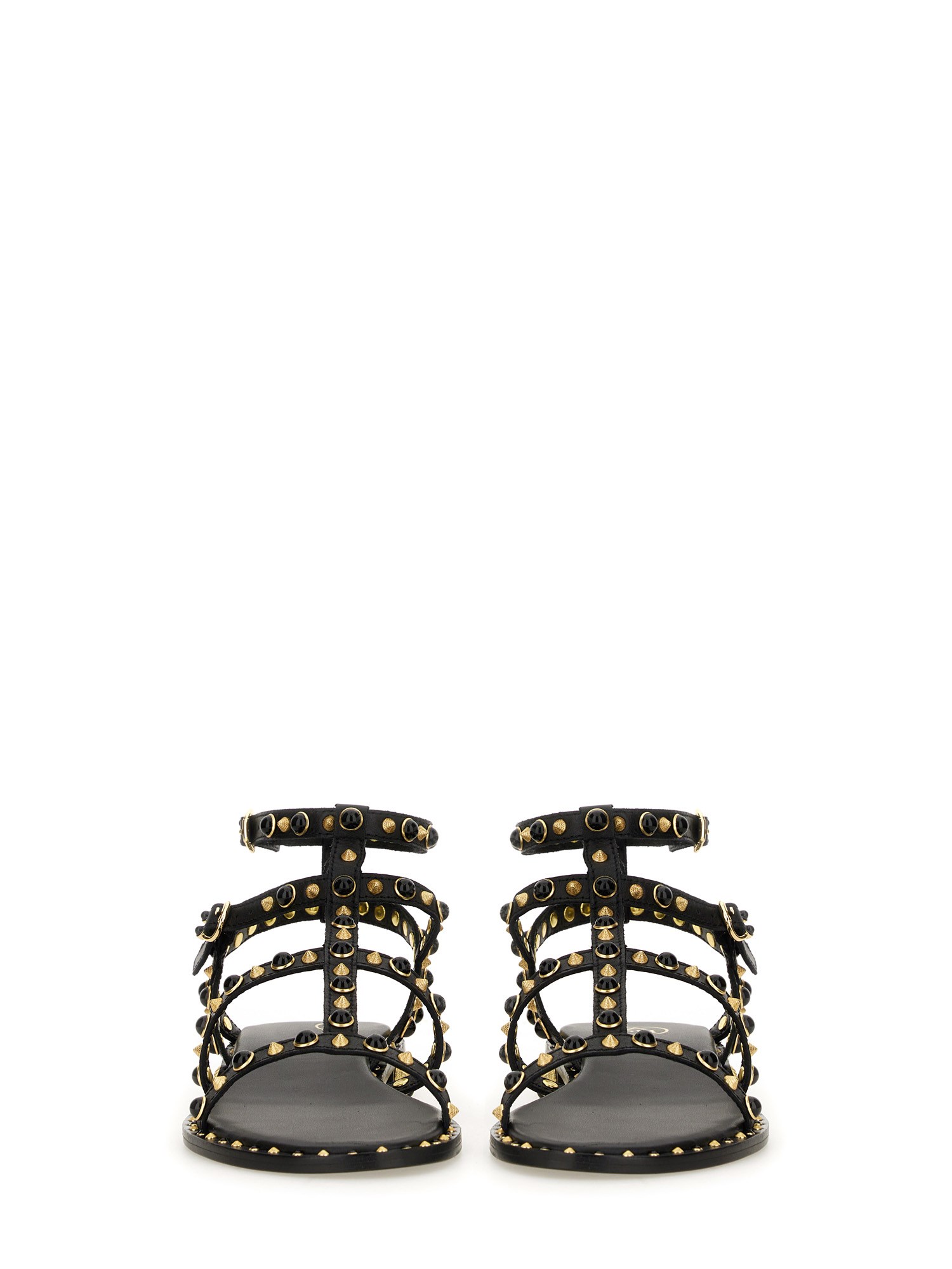 ASH    STUDDED LEATHER SANDAL