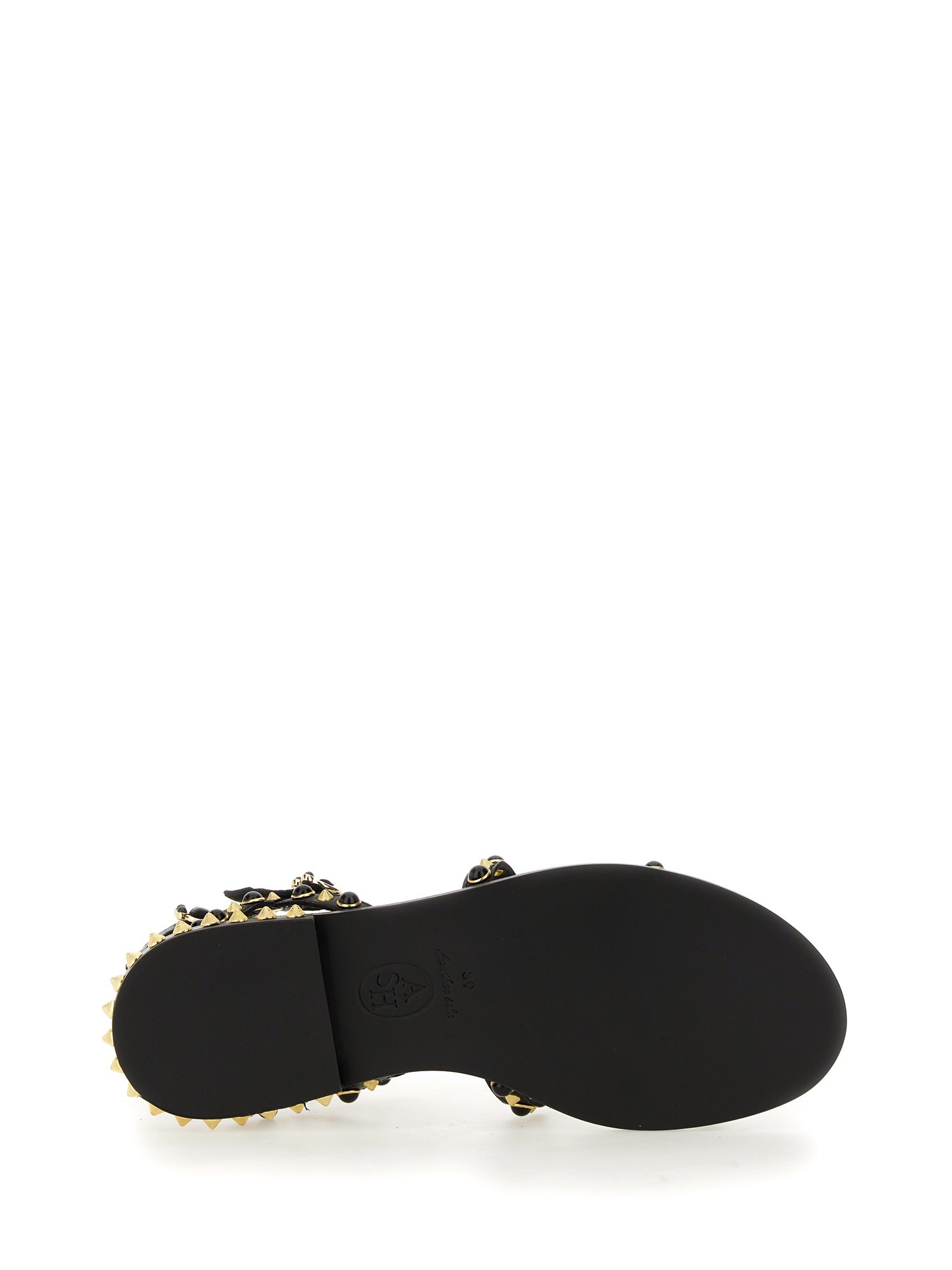 ASH    STUDDED LEATHER SANDAL