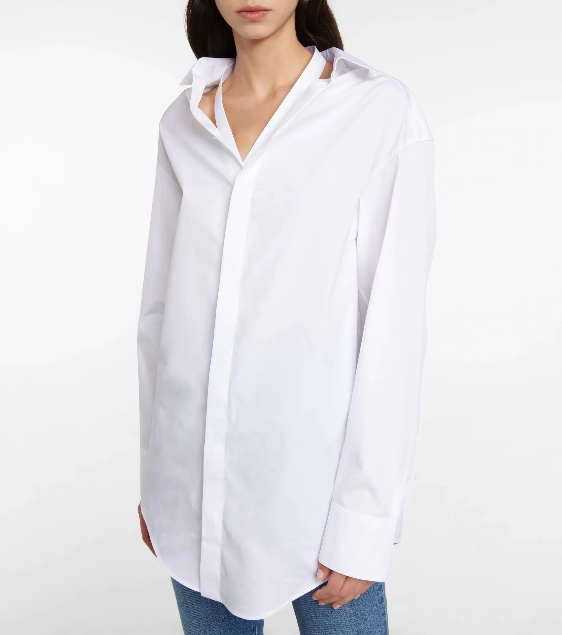 Azzedine Alaia  |Casual Style Street Style Long Sleeves Plain Cotton Medium