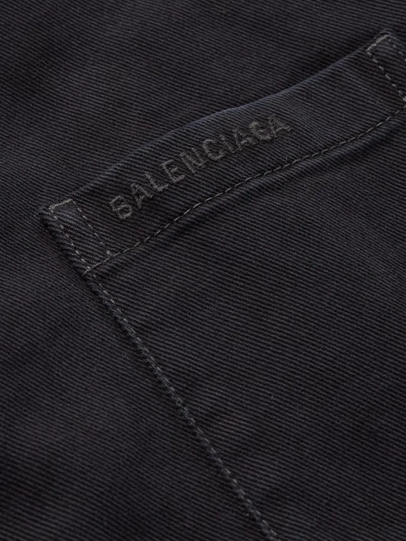 BALENCIAGA  |Denim Street Style Long Sleeves Plain Cotton Logo Luxury