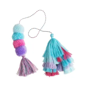 Bogg Bag Bauble - Cotton Candy Double Tassel