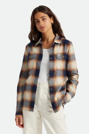 Bowery Women's Standard L/S Flannel - Navy