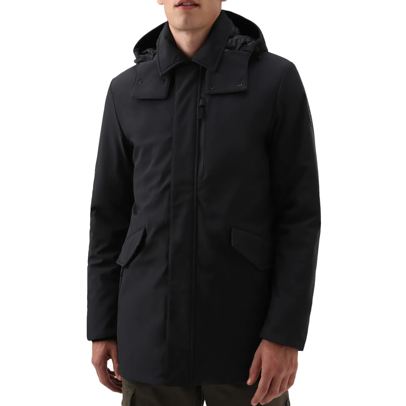 CAPPOTTO BARROW MAC SOFT SHELL Uomo Nero