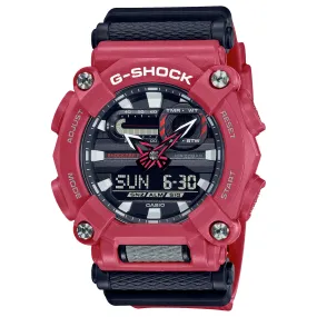 Casio G-Shock GA900-4A Red Black Heavy Duty Watch