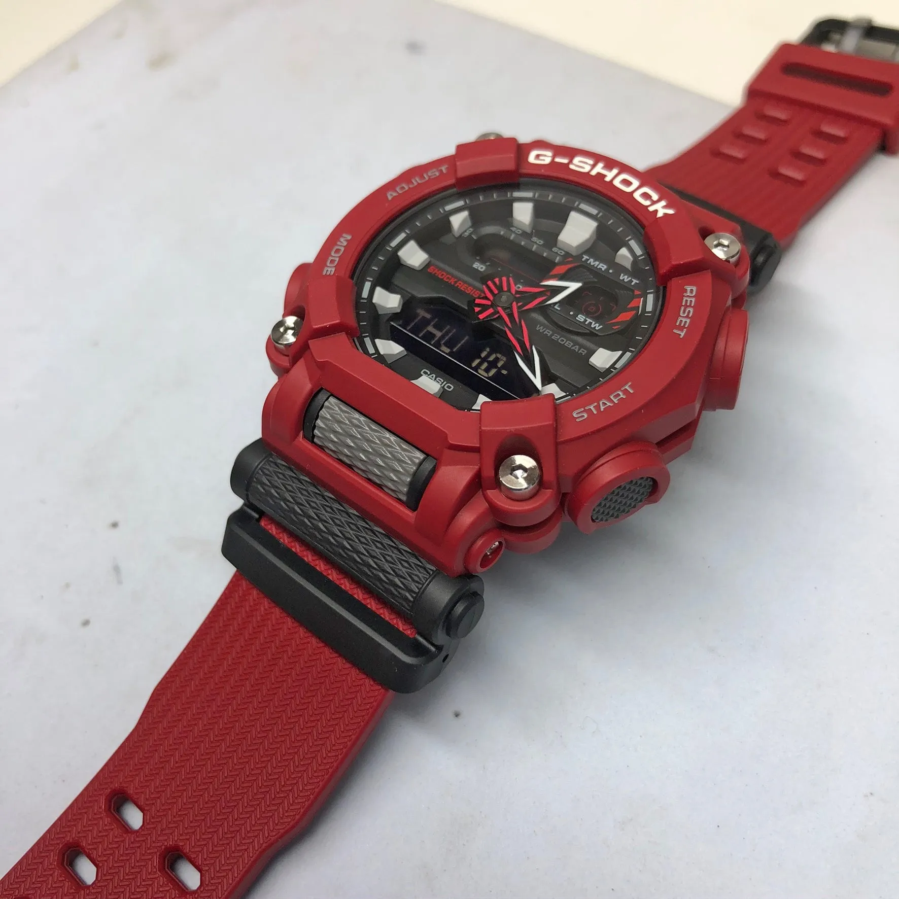 Casio G-Shock GA900-4A Red Black Heavy Duty Watch