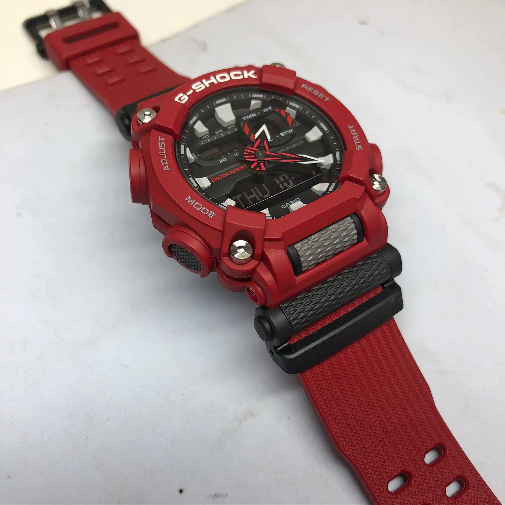 Casio G-Shock GA900-4A Red Black Heavy Duty Watch