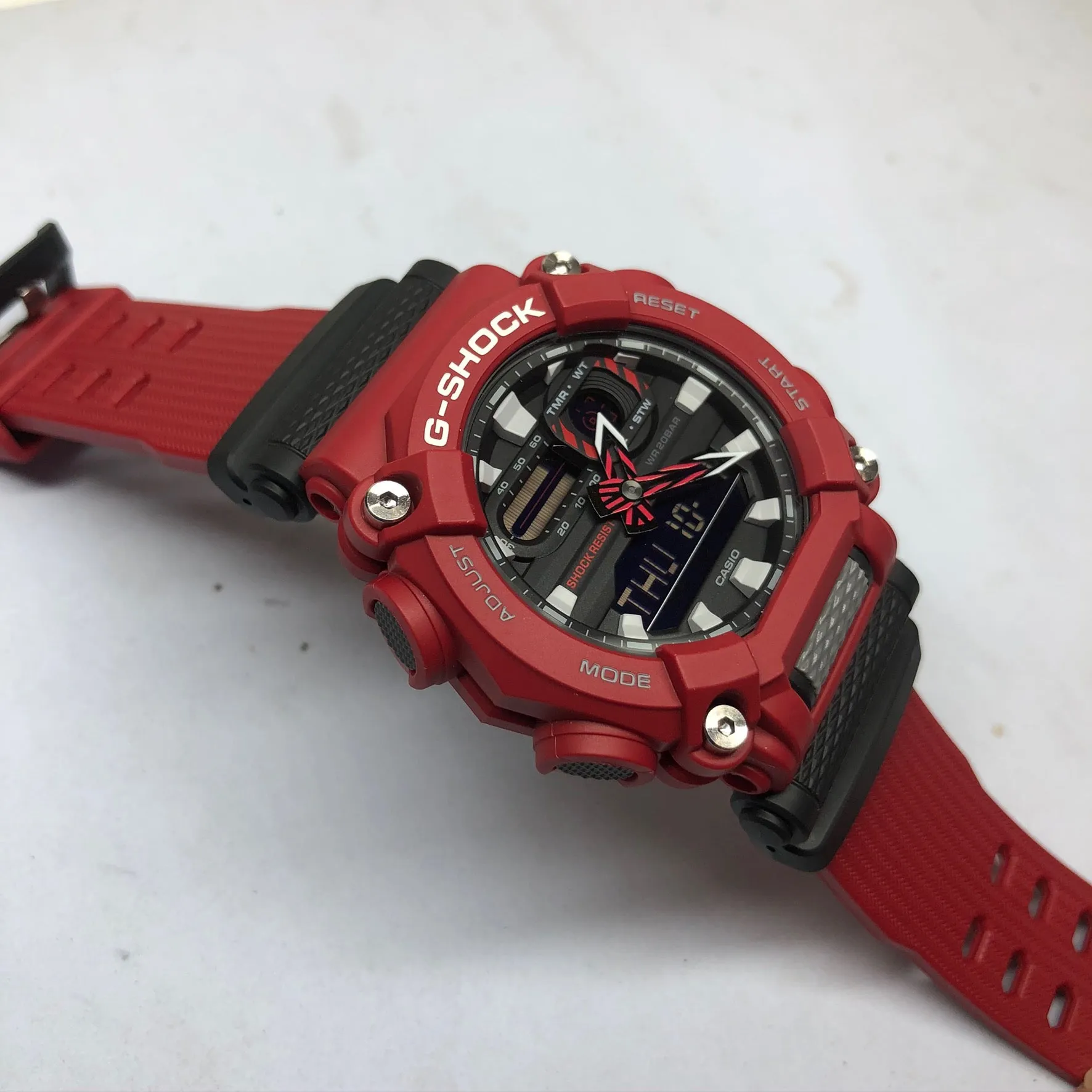 Casio G-Shock GA900-4A Red Black Heavy Duty Watch