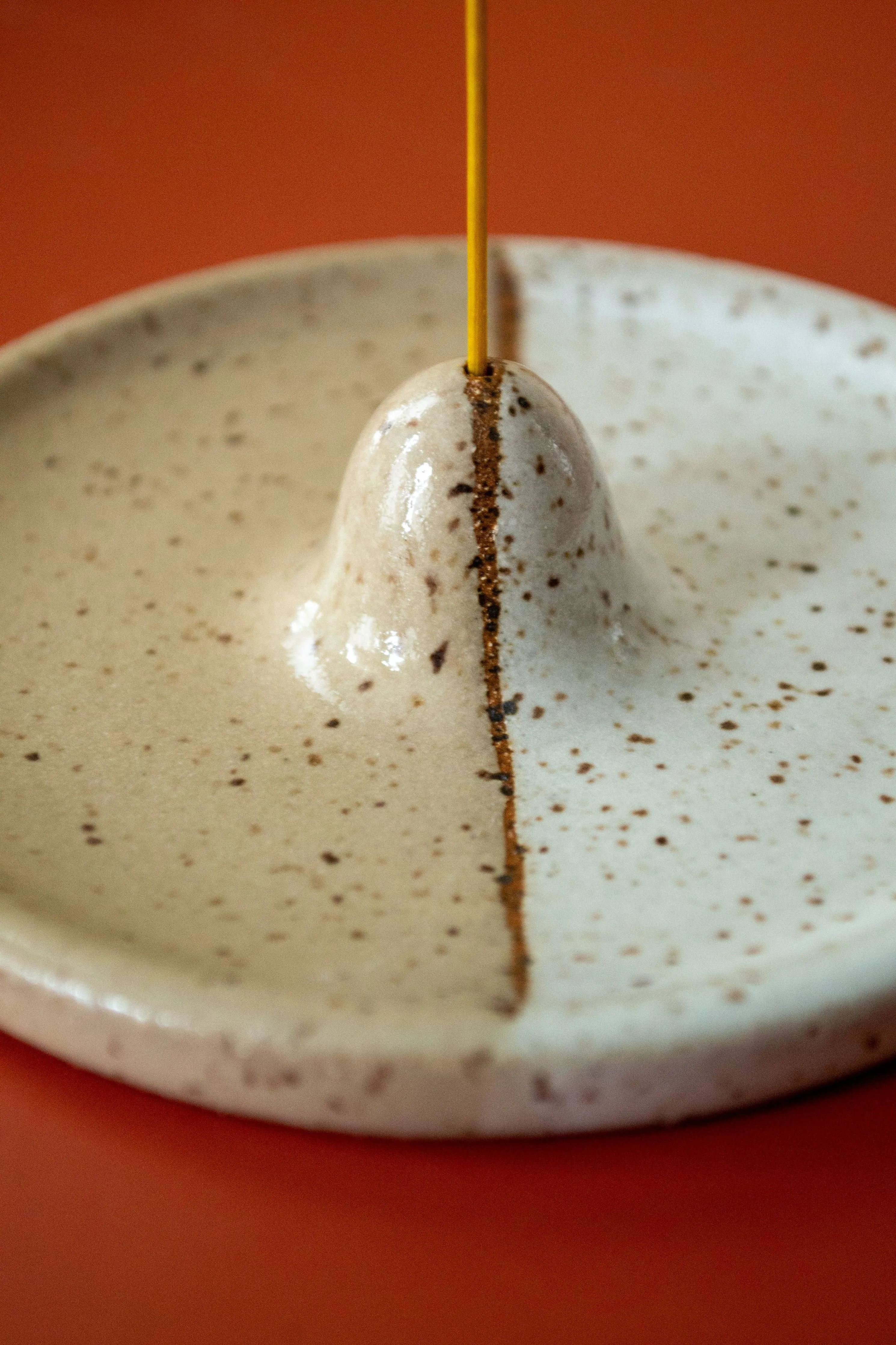 Ceramic Incense Holder - Color Block