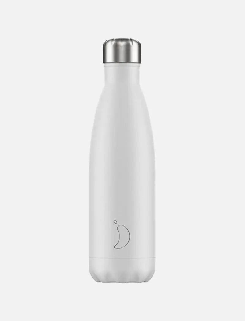 Chillys 500ml Water Bottle Monochrome White