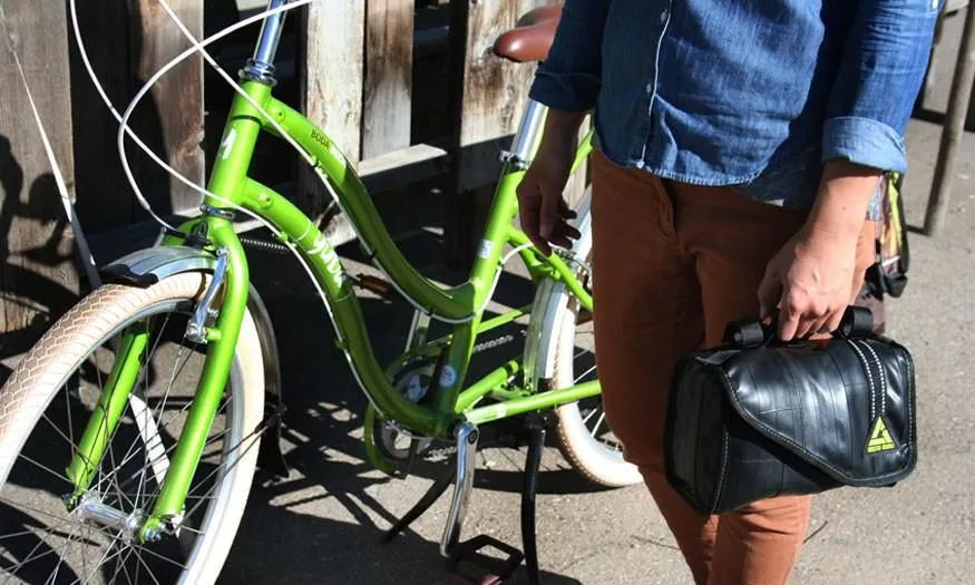 Cruiser Handlebar Bag by Green Guru Made in USA