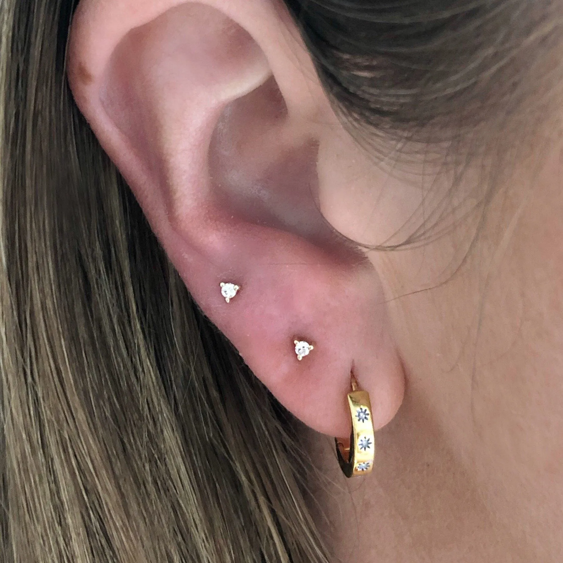 Diamond Stud Earring