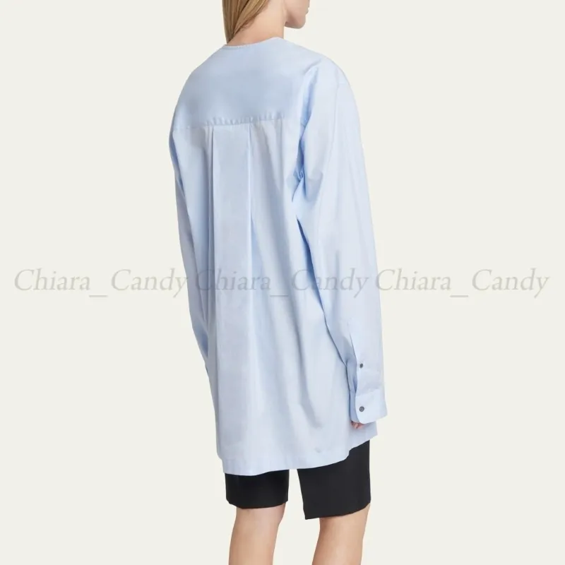 Dries Van Noten  |Casual Style Long Sleeves Plain Cotton Oversized