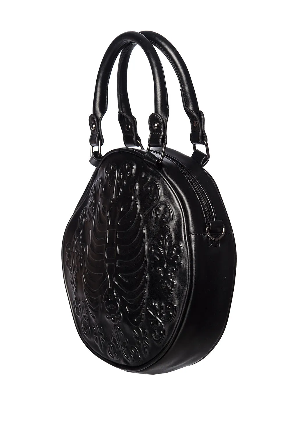 Drusilla Round Embossed Bag