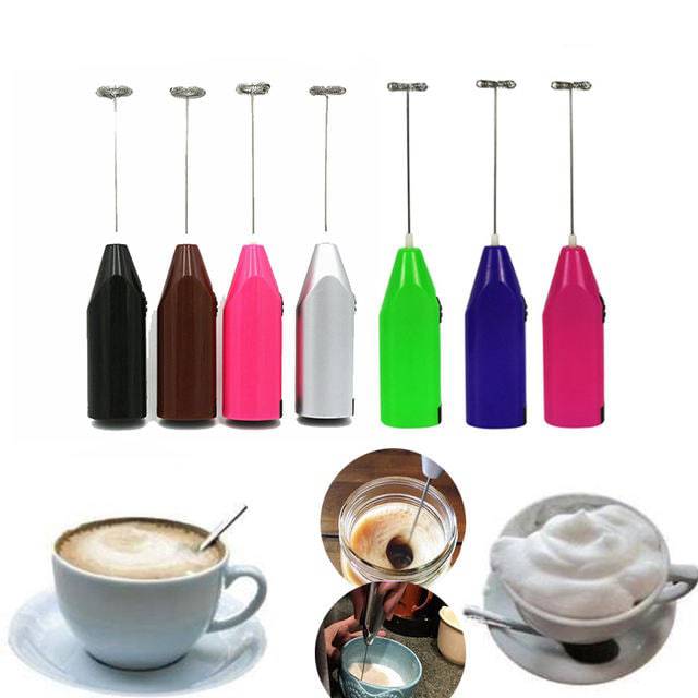 Electric Mini Mixer Frother Milk Whisk For Whipping Cooking Hand Hold Whisker Coffee Egg Ice Cream Multi-function