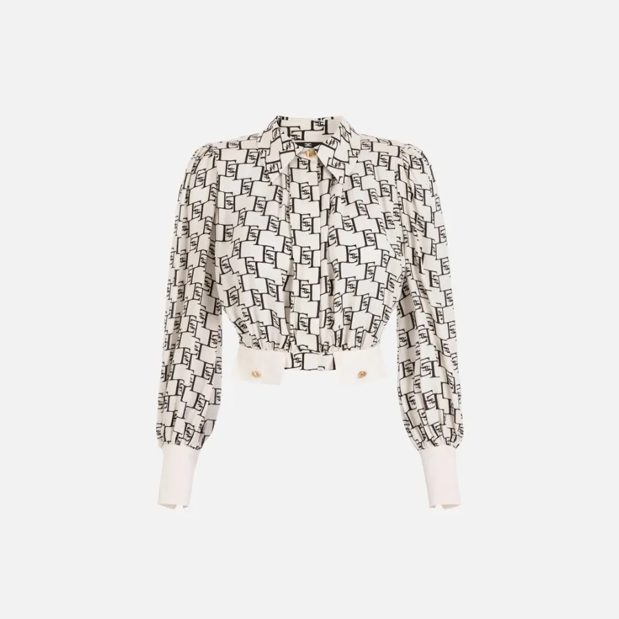 ELISABETTA FRANCHI  |Casual Style Long Sleeves Party Style Elegant Style