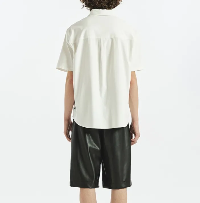 Fallett  |Casual Style Street Style Plain Long Short Sleeves Logo