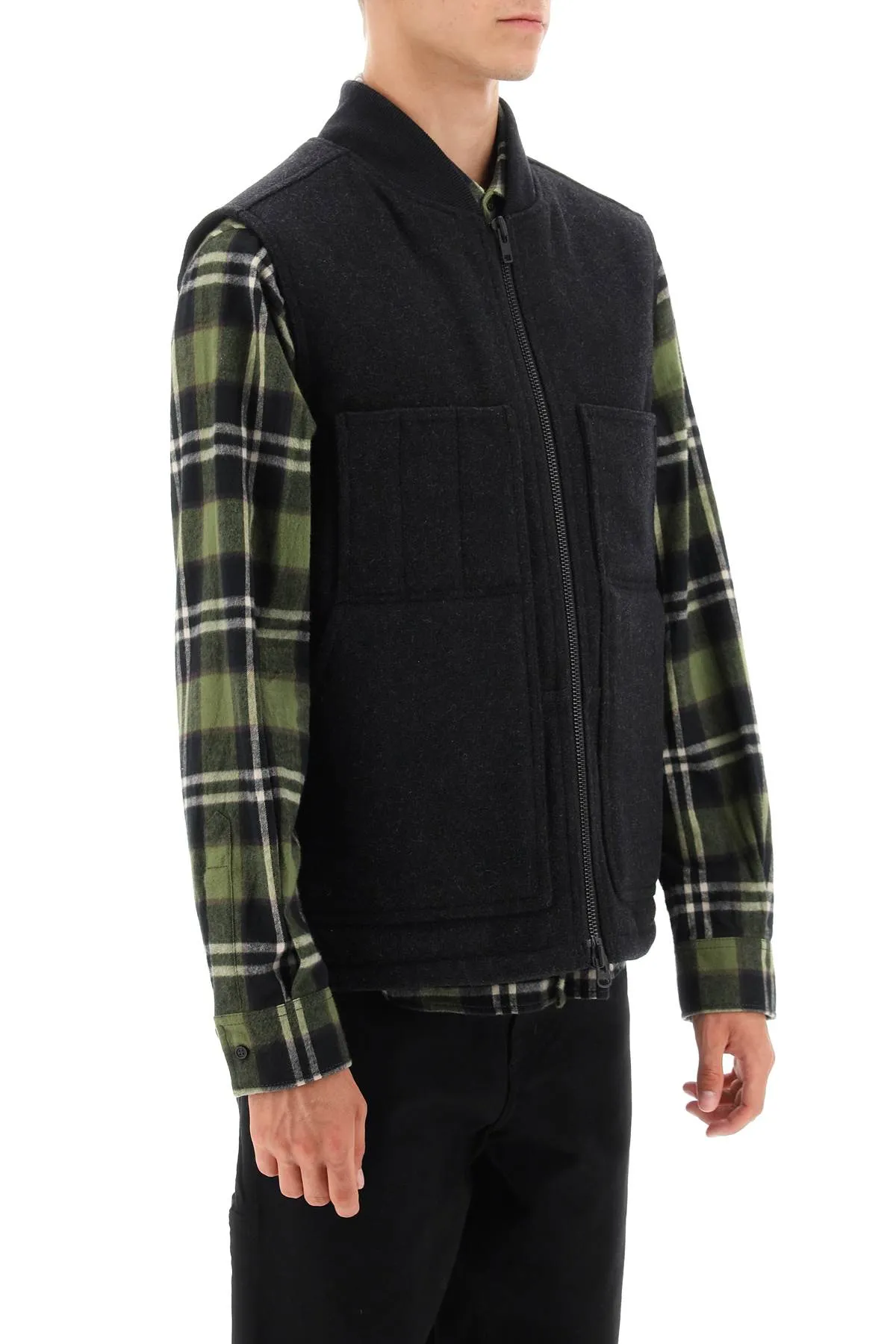 Filson mackinaw wool vest FMGIL0017W0253 CHARCOAL