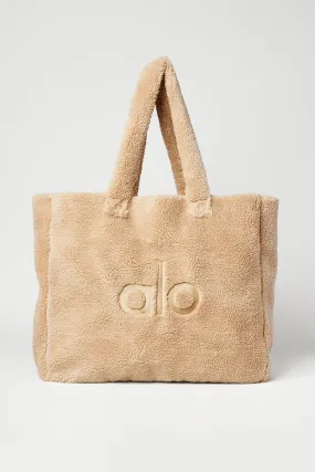 Foxy Sherpa Tote - Camel