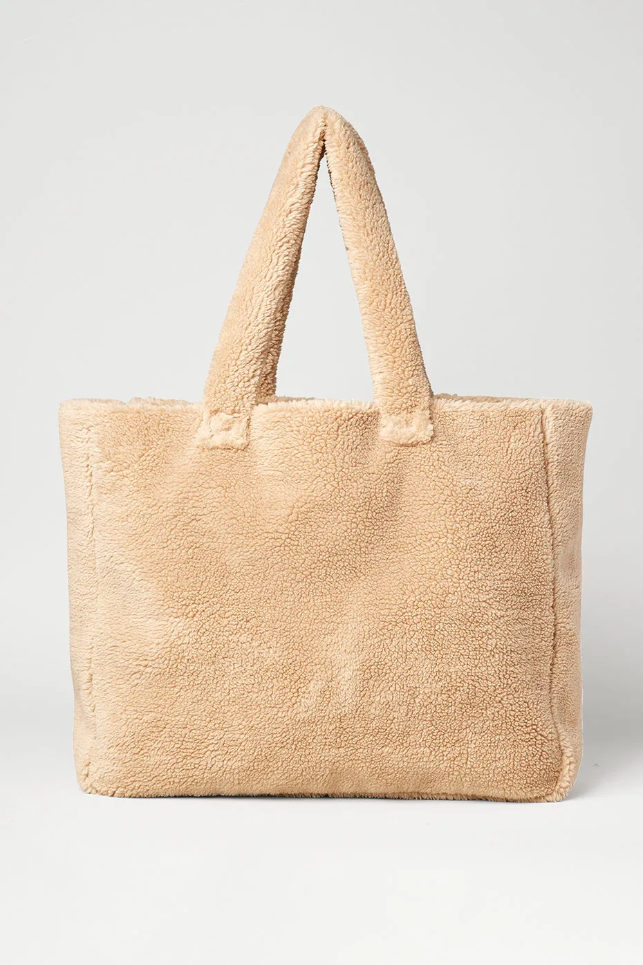 Foxy Sherpa Tote - Camel