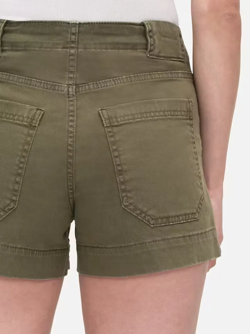 Frame Clean Utility Shorts, Washed Winter Moss