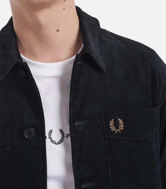 FRED PERRY  |Street Style Long Sleeves Plain Cotton Logo Shirts