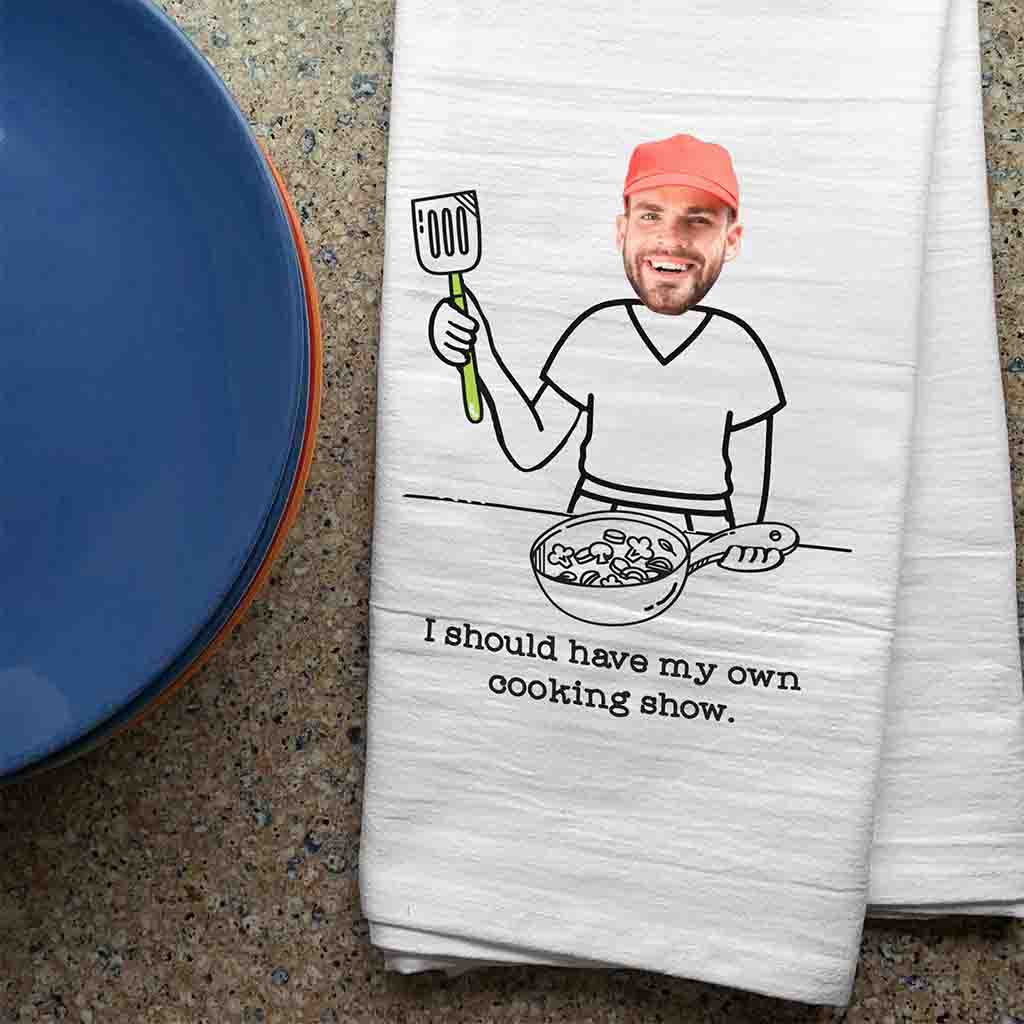 Funny Personalized Kitchen Towel for the Gourmet Cook