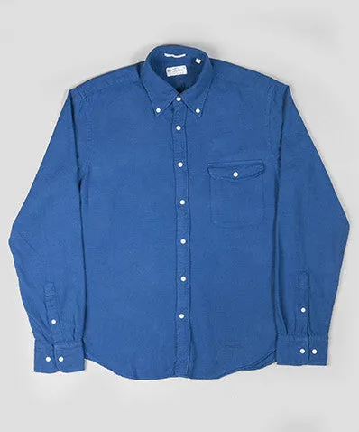 Gant Rugger Solid Slub Flannel Button Down Shirt