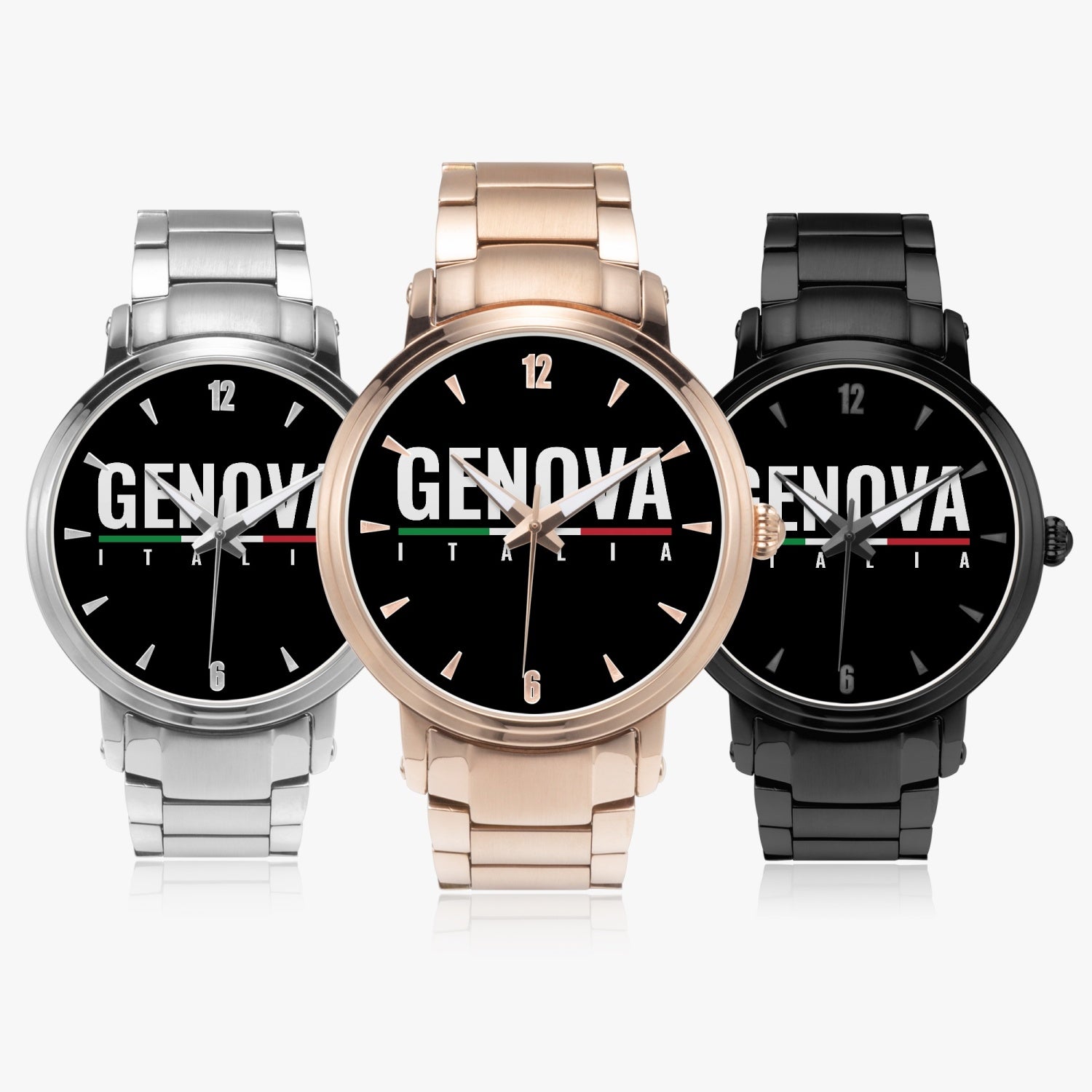 Genova Italia Automatic Movement Watch - Premium Stainless Steel