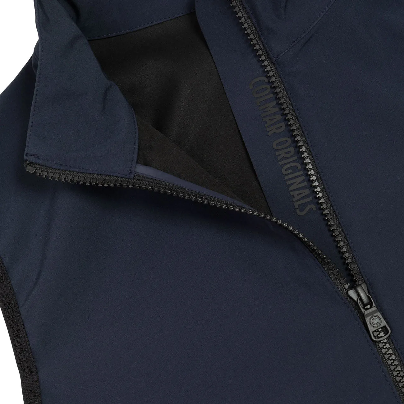 GILET LISCIO IN SOFTSHELL Uomo Navy