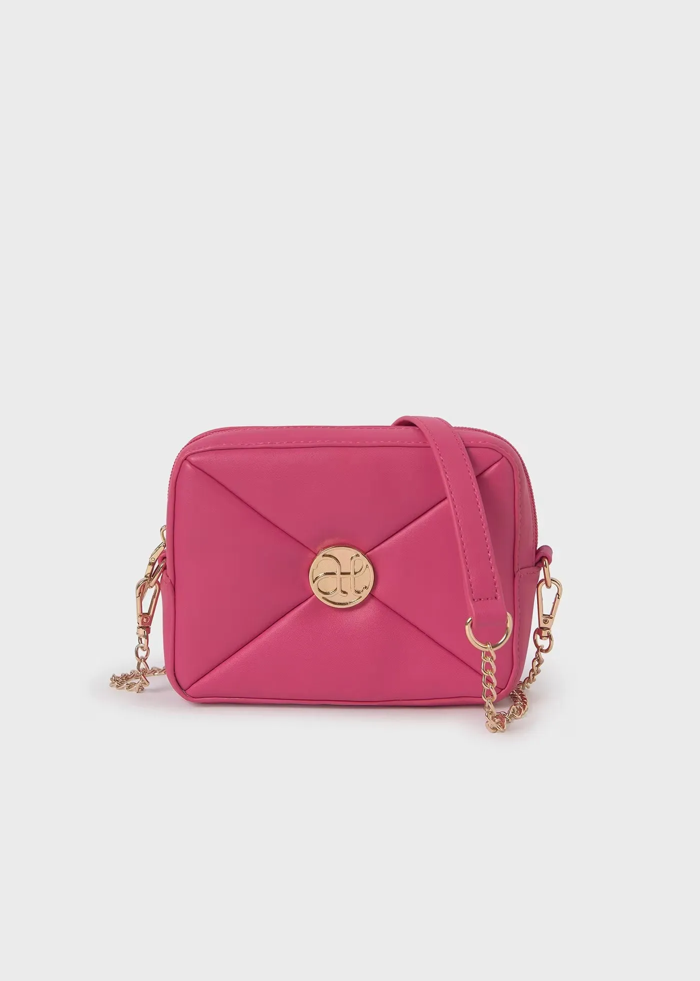 Girl Logo Quilted Bag - Fuchsia