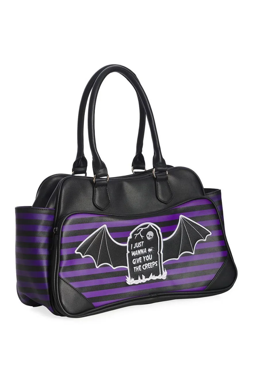 Give You The Creeps Purple Stri