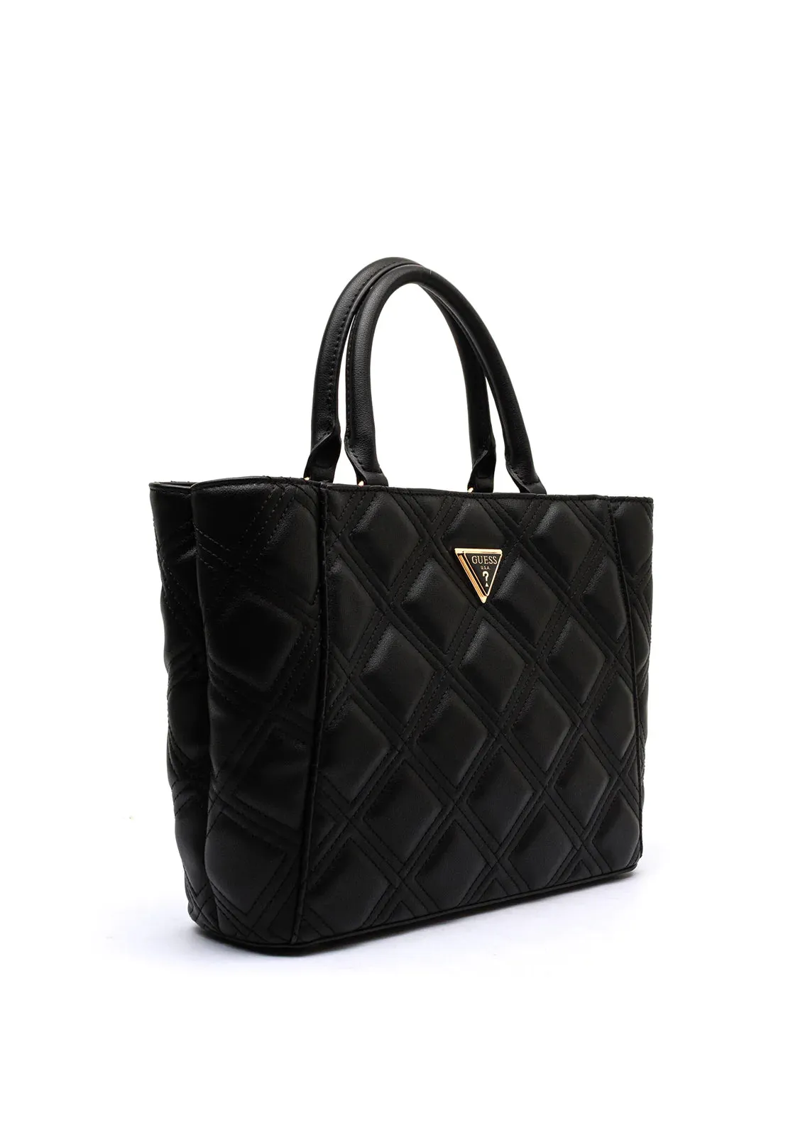 GUESS Deesa Quilted Shoulder Bag Black