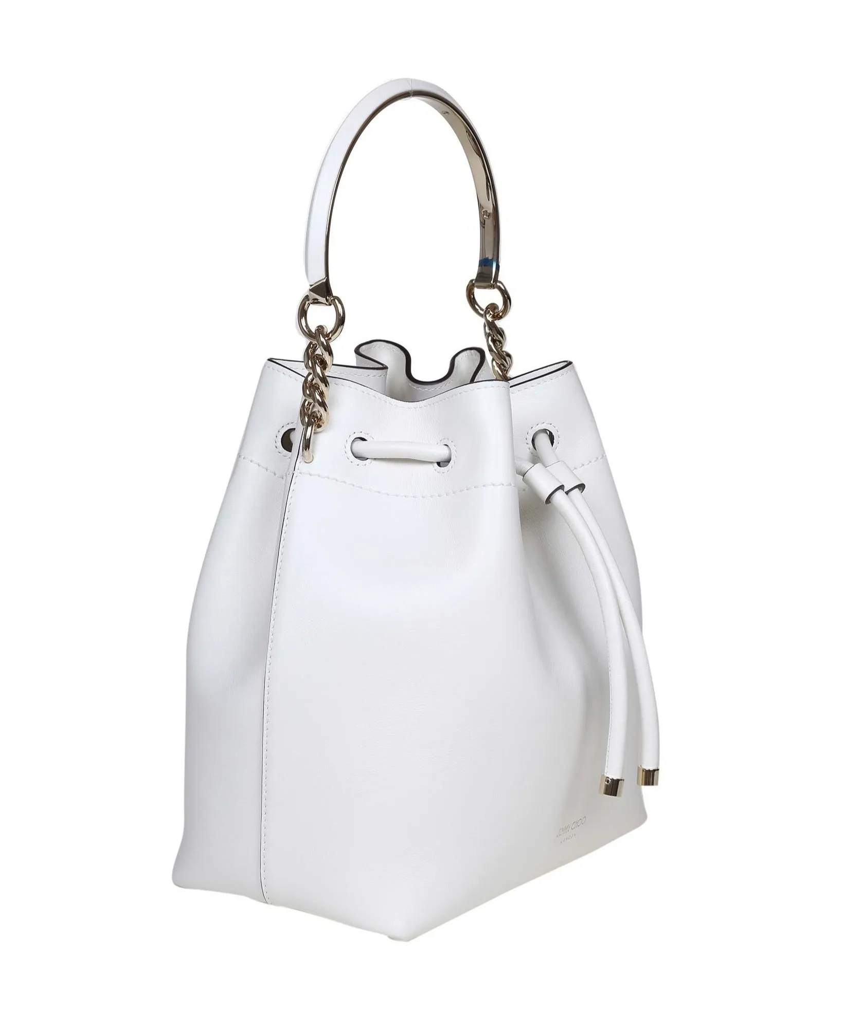 Jimmy Choo Bon Bon Drawstring Bucket Bag