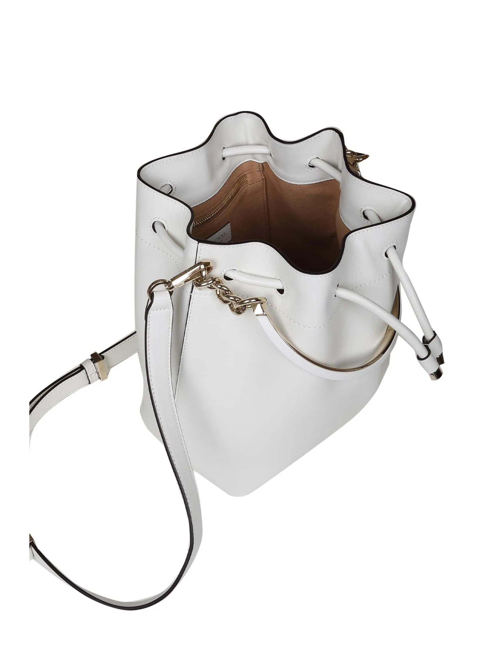 Jimmy Choo Bon Bon Drawstring Bucket Bag