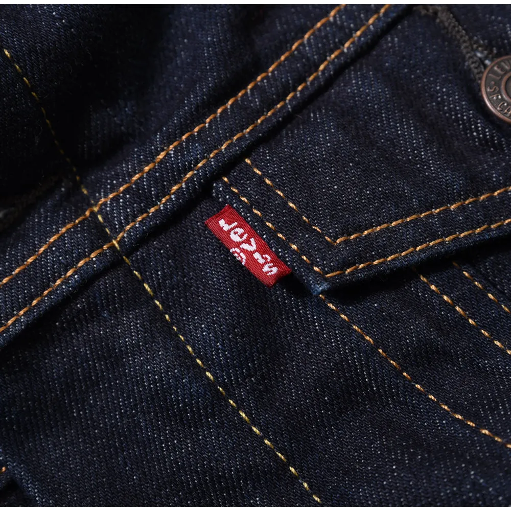 LEVIS SHERPA TRUCKERS DENIM JACKET - Dark Blue - Rinse 70598-0027