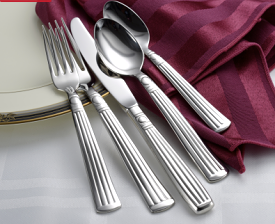 Lincoln Flatware Stainless Steel Made in USA 65pc Set