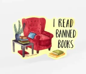 Little Truths Studio - I Read Banned Books Sticker