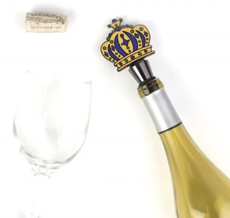 Mardi Gras Wine Stopper