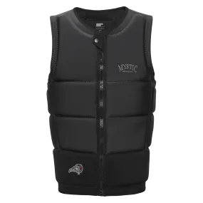 Mystic Peacock Impact Vest Black F-Zip Wake