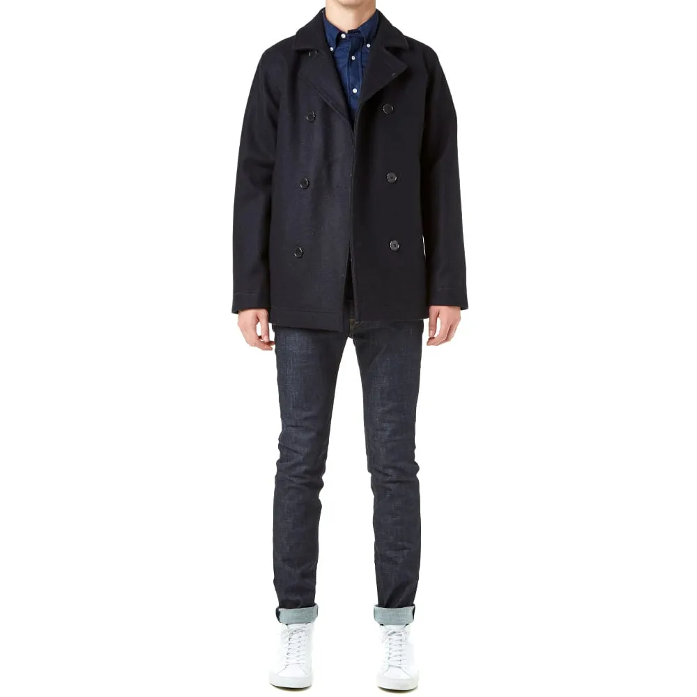 Norse Projects Birk Winter Wool JacketDark Navy