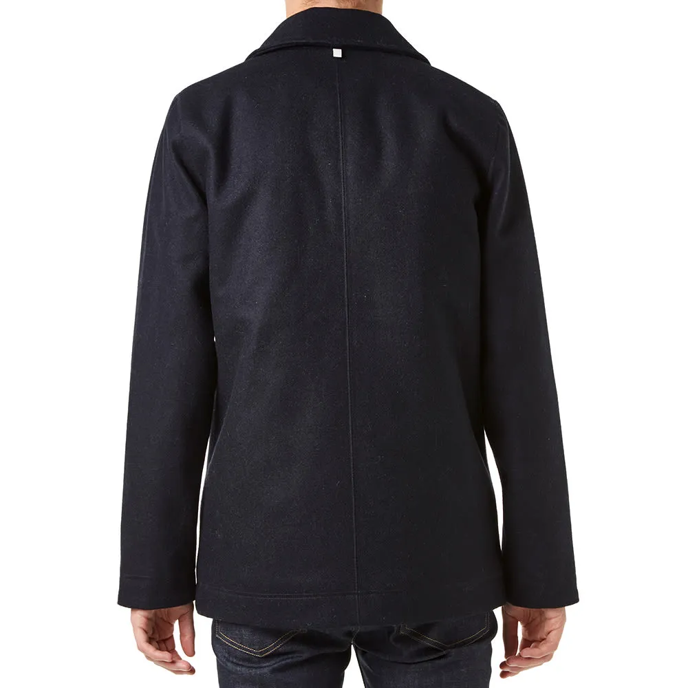 Norse Projects Birk Winter Wool JacketDark Navy