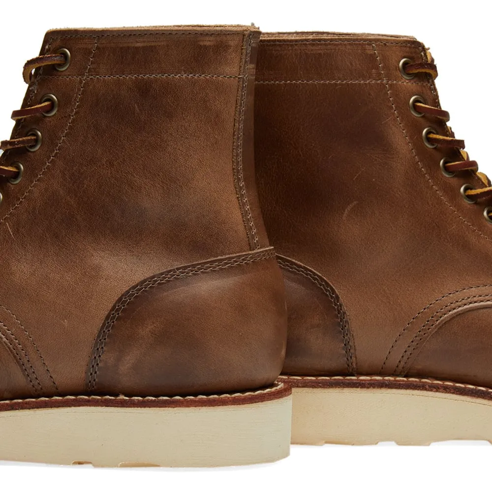 Oak Street Bootmakers Vibram Sole Trench BootNatural Chromexcel