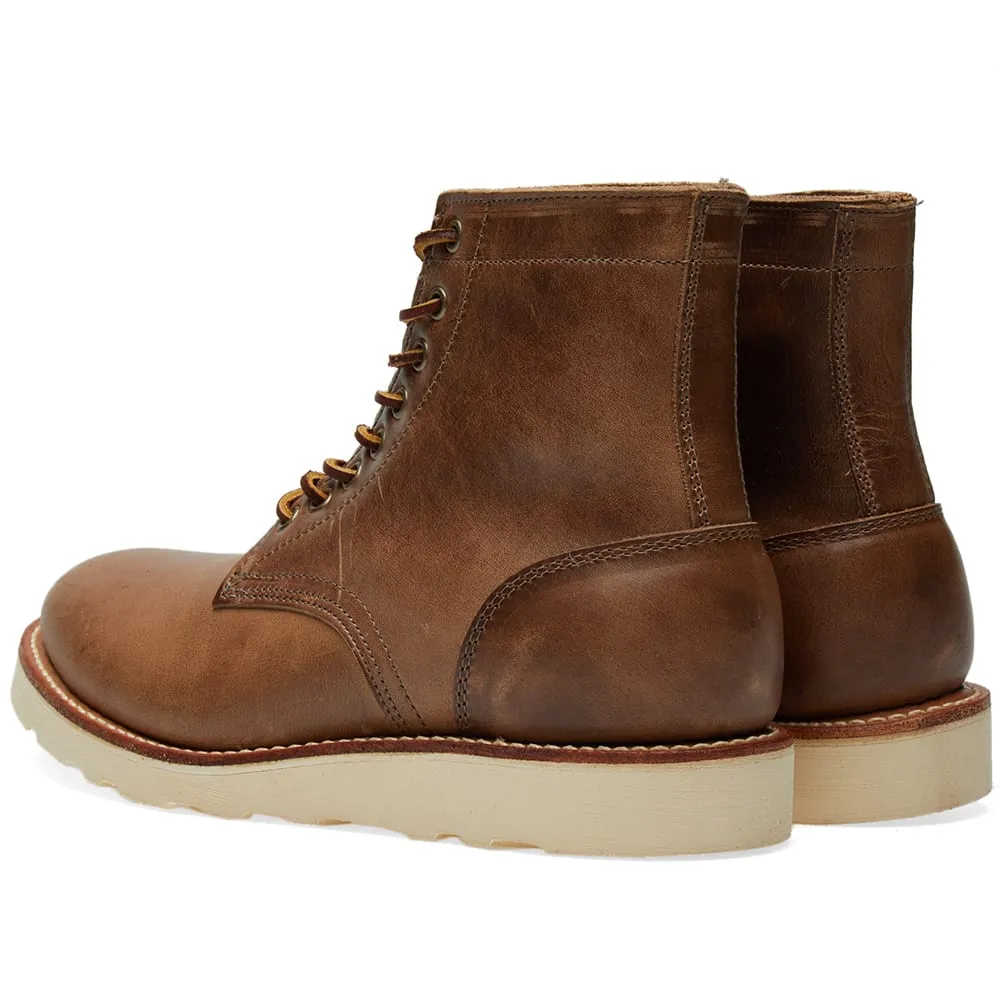 Oak Street Bootmakers Vibram Sole Trench BootNatural Chromexcel