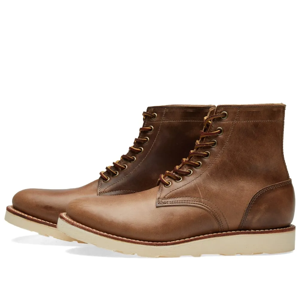 Oak Street Bootmakers Vibram Sole Trench BootNatural Chromexcel