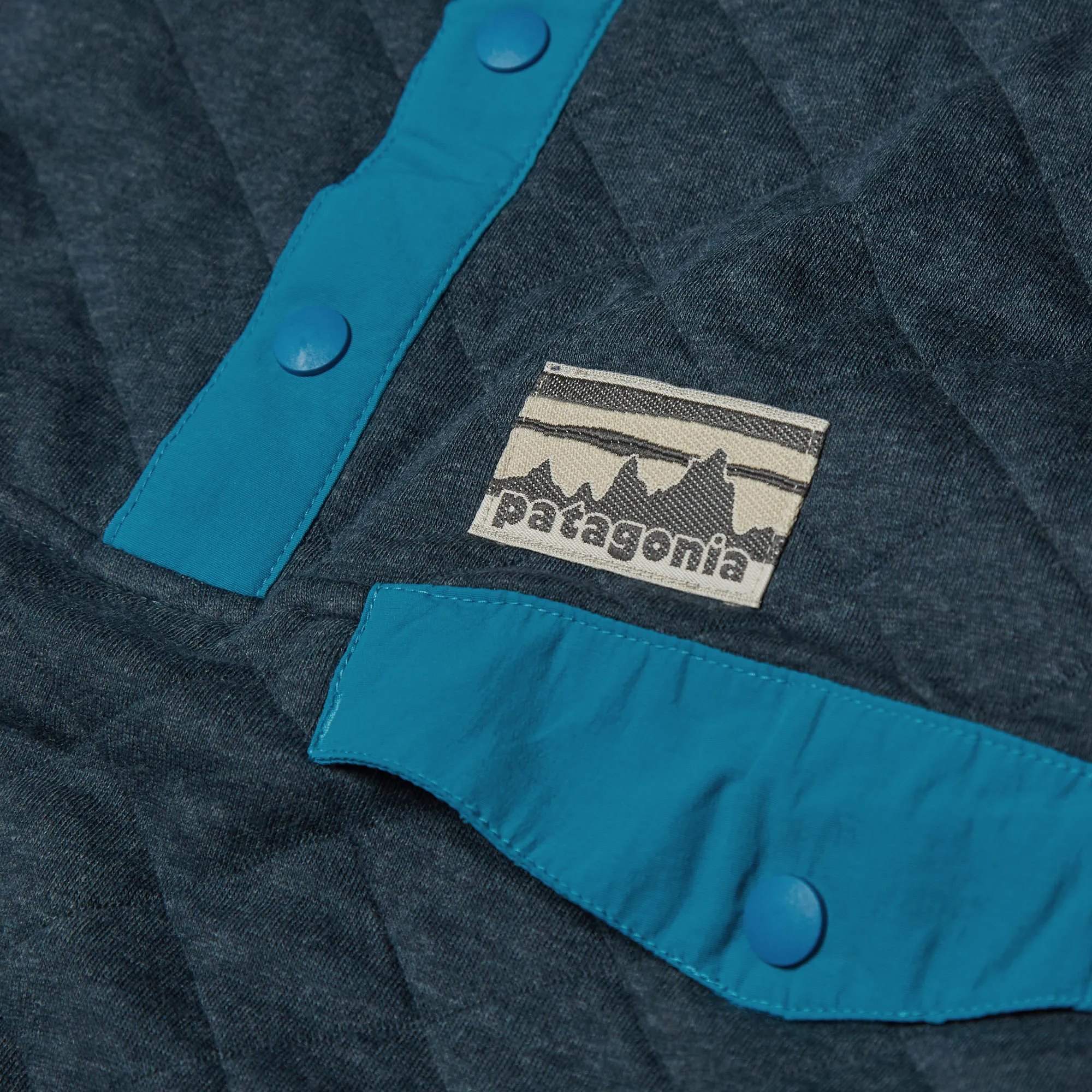 Patagonia Quilted Snap-T PulloverSmoulder Blue