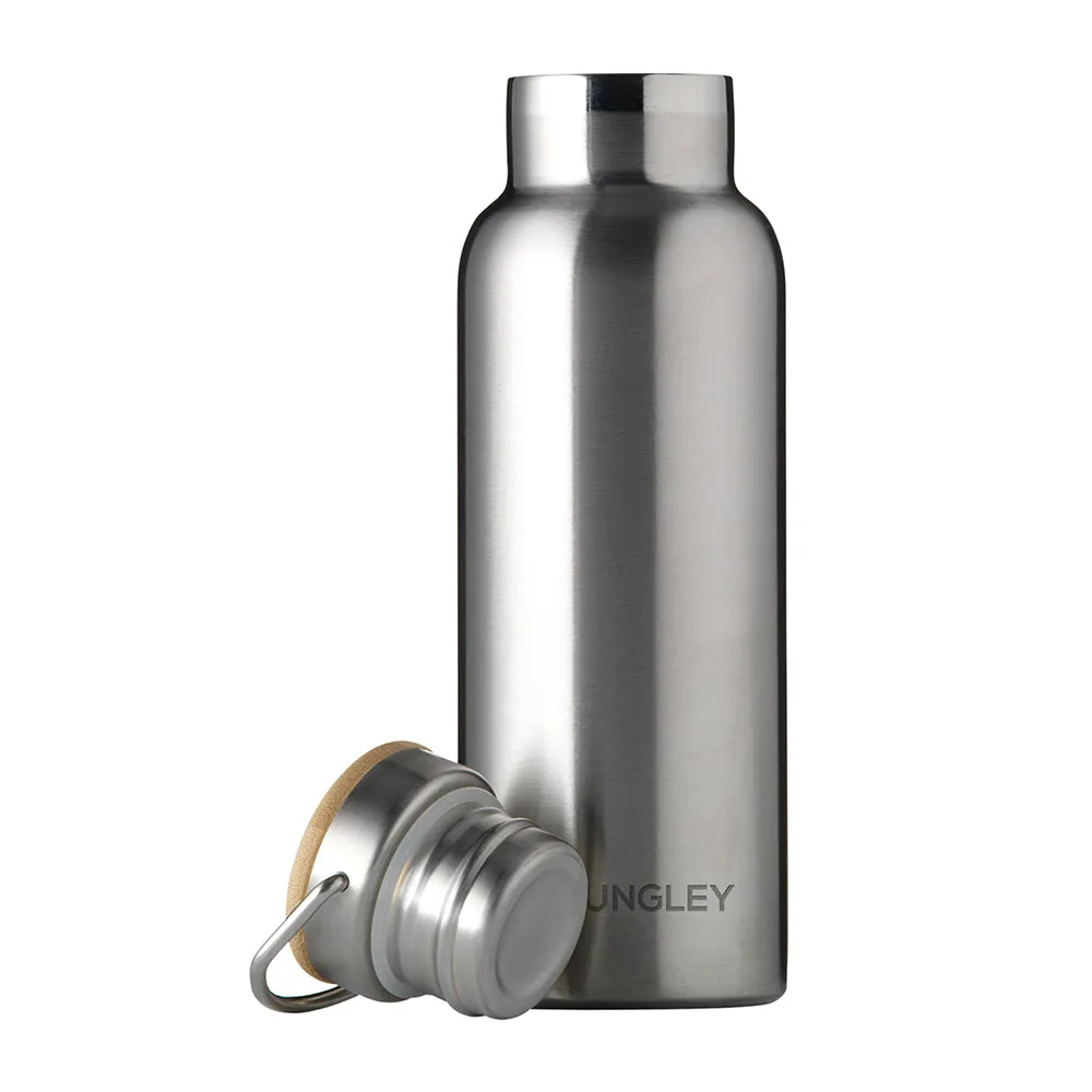 Personalised Insulated Bottle 17oz Bamboo Lid - Small Personalisation